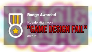 How Royale High FAILED Its Own Game Design [upl. by Ajnotal]