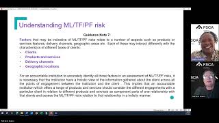 AMLCFTCPF Webinar Understanding MLTFPF risk business risk assessments and RMCPs [upl. by Hgierb232]