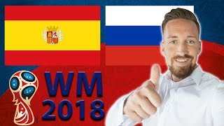 Spanien  Russland Prognose  WM 2018 Achtelfinale [upl. by Adina580]