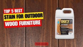 Top 5 Best Stain for Outdoor Wood Furniture Review 2024 [upl. by Leiruh712]