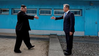 Key moments from historic Korean summit [upl. by Giddings136]