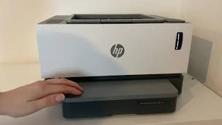 Testergebnis HP Neverstop 1001nw Refill Laserdrucker [upl. by Ettenaj]