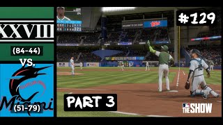 MLB The Show 21  129  Season 2  Part 3  Elevation XXVIII vs Miami Marlins  Game 2 [upl. by Yadnil423]