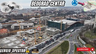 Železnička stanica Beograd  Centar  NOVI Objekti pozicija tri nova kružna toka beograd [upl. by Chrotoem686]