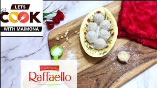 raffaello confectionhomemade raffaelloeasy recipe using 5 ingredients [upl. by Ikkiv]