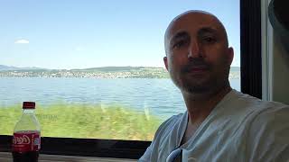 Taking a beautiful train ride from Zurich Switzerland to Vienna Austria [upl. by Livy]