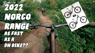 Is the 2022 Norco Range as Fast as a Downhill Bike [upl. by Mariquilla]