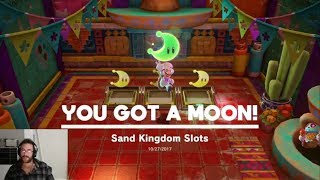 Play Slots Win Power Moon  Super Mario Odyssey  walkthrough [upl. by Ahsatsan]