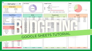 Digital Google Sheets Budget Planner [upl. by Myrle]