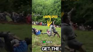 The Daring Cheese Rolling Competition A Dangerous Tradition hilarix ishowspeed cheese [upl. by Roberto]