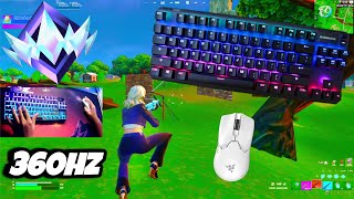 Apex Pro TKL ASMR🤩 Unreal Ranked 💰 Satisfying Keyboard Fortnite 360 FPS Smooth 4K [upl. by Marinelli518]