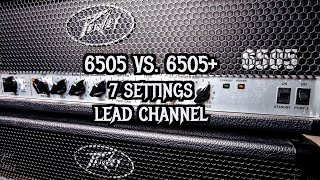 Peavey 6505 vs 6505 Metal Rhythm  Lead Channel [upl. by Granny]