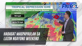 Habagat magpapaulan sa Luzon ngayong weekend  TV Patrol [upl. by Eugnimod]