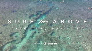 Surf From Above  Drone Footage of Pipeline [upl. by Huxley]