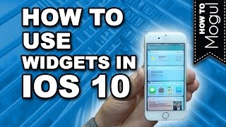 How to add widgets in iOS 10 on iPhone 7 [upl. by Reaht]