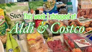 GROCERY HAUL  Aldi amp Costco [upl. by Flanagan]