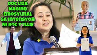 DOC LIZA NAGING EMOSYUNAL SA PLATAPORMA NI WILLIE ONG KAHIT MAY SAKIT LALABAN PARA SA PILIPINO [upl. by Nysilla]