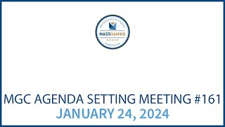 MGC Agenda Setting Meeting – January 24 2023 [upl. by Goulet]