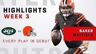 Every Baker Mayfield Play in NFL Debut [upl. by Kaye]