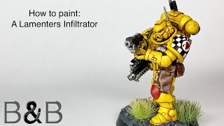 How to paint a Primaris Infiltrator Lamenters [upl. by Anitsrhc136]