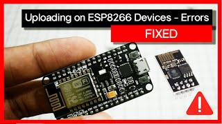 How to fix errors while uploading the program on the ESP8266 NodeMCU [upl. by Eenal]