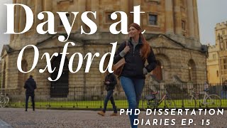 A PhD Break Through  Days in the Life of a PhD Student in Oxford  Dissertation Diaries Ep 15 [upl. by Bathesda102]