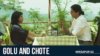 Mirzapur 2  Deleted Scene  Golu and Chote  Shweta Tripathi  Vijay Varma [upl. by Mlehliw]