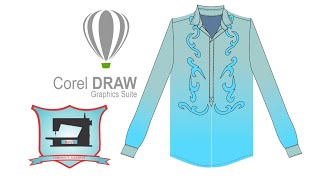 MODERN BARONG TAGALOG DESIGN using CORELDRAW [upl. by Nnyloj]