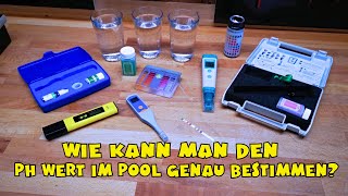 Arten den PHWert im Pool genau zu bestimmen [upl. by Suivatco251]