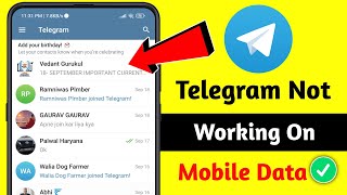 Telegram Not Working On Wifi But Working On Mobile Data  Telegram connecting problem solved 2024 [upl. by Enirroc470]