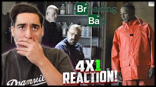 GUS YOU SAVAGE Breaking Bad 4x1 Box Cutter Reaction  FIRST TIME WATCHING [upl. by Ayam265]