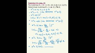 Exercițiul 13  pag 16  Matematică 8 partea I Ed Paralela 45 [upl. by Idac790]