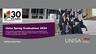 2024 Unisa Spring Graduation  02 October 2024 1400 PM Ceremony [upl. by Noiraa]