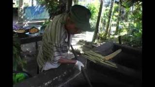 Making an umu in Rarotonga Cook Islands [upl. by Dreeda629]