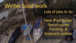 No25 Cornish Shrimper Winter boat jobs [upl. by Attenrad70]