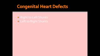 Congenital Heart Defects  Right to Left amp Left to Right Shunts [upl. by Leasa]