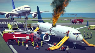 Emergency at the Airport  Besiege [upl. by Assanav]