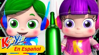 10 Botellas Verdes  Música para bebés  Canciones Infantiles  Videos Educativos  Kiiyii [upl. by Gneh]