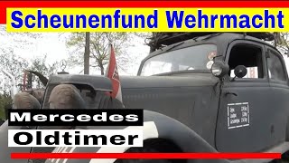 Unglaublicher Scheunenfund Seltene Mercedes Oldtimer der Wehrmacht entdeckt [upl. by Slaby]