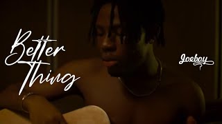 Joeboy  Better Thing Official Video [upl. by Harwilll]