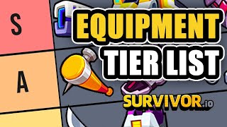 BEST Equipment in Survivorio Tier List  ALL Equipment RANKED [upl. by Kaliski]