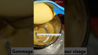 Gommage regénérateur pour visage skincareroutine bicarbonate miel diy gommagevisage [upl. by Ayotas284]