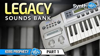 LEGACY SOUND BANK 128 new sounds  KORG PROPHECY  SOUND LIBRARY  PT1 [upl. by Sellig643]