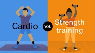 Cardio vs strength training What you need to know [upl. by Arinayed]