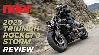 2025 Triumph Rocket 3 Storm R and GT Review [upl. by Kylen837]