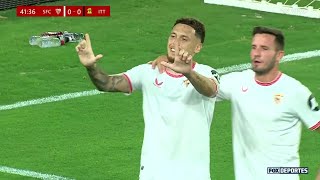 🥳 GOL DE OCAMPOS  Sevilla 10 Al Ittihad  Pretemporada 2024 [upl. by Hannavahs]