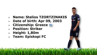 Stelios TZORTZINAKIS  Player Profile ► Striker [upl. by Dorcy444]