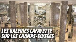 Les Galeries Lafayette sinstallent aux ChampsElysées [upl. by Goldi]