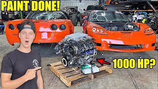 Our Wrecked Corvette ZR1 Gets A Freshly Built Motor [upl. by Rahab]