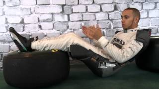 Lewis Hamilton explains his driving position [upl. by Ahseenal273]